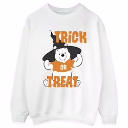 Disney - Sweat TRICK OR TREAT - Femme (Blanc)