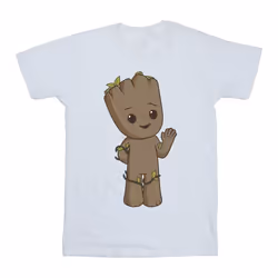 Marvel - T-shirt AM GROOT - Garçon (Blanc)