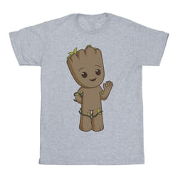 Marvel - T-shirt AM GROOT - Garçon (Gris chiné)