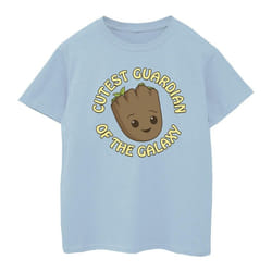 Marvel - T-shirt AM GROOT CUTEST GUARDIAN - Fille (Bleu clair)