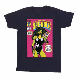 Marvel - T-shirt SHE-HULK: ATTORNEY AT LAW SECOND CHANCE - Homme (Bleu marine)