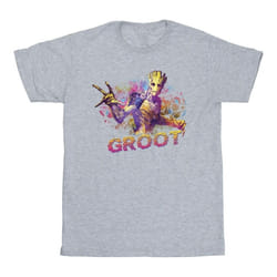 Marvel - T-shirt GUARDIANS OF THE GALAXY - Fille (Gris chiné)
