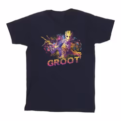 Marvel - T-shirt GUARDIANS OF THE GALAXY - Fille (Bleu marine)
