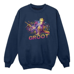 Marvel - Sweat GUARDIANS OF THE GALAXY - Fille (Bleu marine)