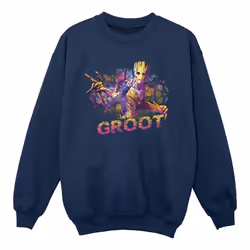 Marvel - Sweat GUARDIANS OF THE GALAXY - Fille (Bleu marine)