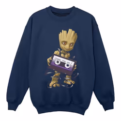 Marvel - Sweat GUARDIANS OF THE GALAXY - Fille (Bleu marine)