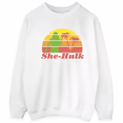 Marvel - Sweat SHE-HULK: ATTORNEY AT LAW SUNSET FLEX - Homme (Blanc)