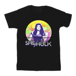 Marvel - T-shirt SHE-HULK: ATTORNEY AT LAW SUNSET SMILE - Homme (Noir)