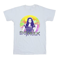 Marvel - T-shirt SHE-HULK: ATTORNEY AT LAW SUNSET SMILE - Homme (Blanc)