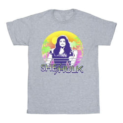 Marvel - T-shirt SHE-HULK: ATTORNEY AT LAW SUNSET SMILE - Homme (Gris chiné)