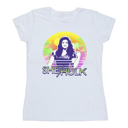 Marvel - T-shirt SHE-HULK: ATTORNEY AT LAW SUNSET SMILE - Femme (Blanc)