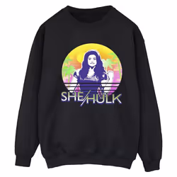 Marvel - Sweat SHE-HULK: ATTORNEY AT LAW SUNSET SMILE - Femme (Noir)