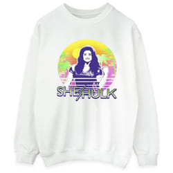 Marvel - Sweat SHE-HULK: ATTORNEY AT LAW SUNSET SMILE - Femme (Blanc)