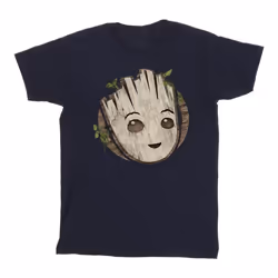 Marvel - T-shirt AM GROOT - Homme (Bleu marine)