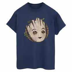 Marvel - T-shirt AM GROOT - Femme (Bleu marine)