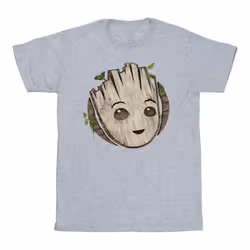 Marvel - T-shirt AM GROOT - Fille (Gris chiné)