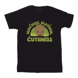 Marvel - T-shirt AM GROOT MISCHIEF MAYHEM - Homme (Noir)