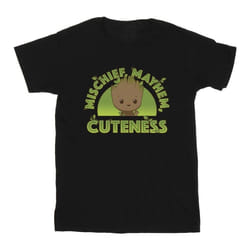Marvel - T-shirt AM GROOT MISCHIEF MAYHEM - Homme (Noir)