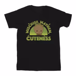 Marvel - T-shirt AM GROOT MISCHIEF MAYHEM - Homme (Noir)