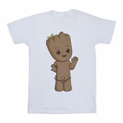 Marvel - T-shirt AM GROOT - Homme (Blanc)