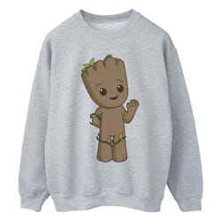 Marvel - Sweat AM GROOT - Homme (Gris chiné)