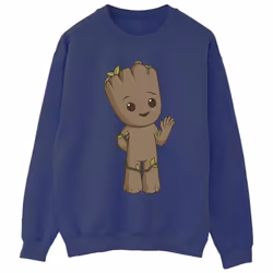 Marvel - Sweat AM GROOT - Homme (Bleu marine)