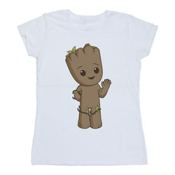 Marvel - T-shirt AM GROOT - Femme (Blanc)