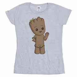 Marvel - T-shirt AM GROOT - Femme (Gris chiné)