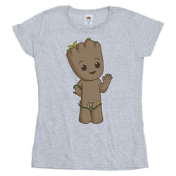 Marvel - T-shirt AM GROOT - Femme (Gris chiné)