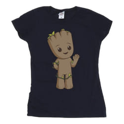 Marvel - T-shirt AM GROOT - Femme (Bleu marine)