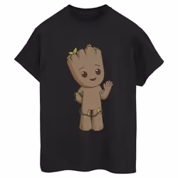 Marvel - T-shirt AM GROOT - Femme (Noir)