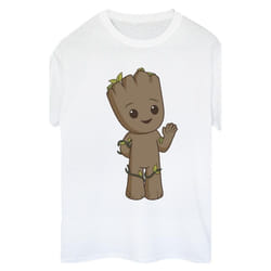 Marvel - T-shirt AM GROOT - Femme (Blanc)