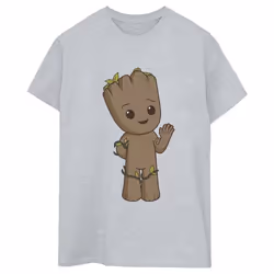 Marvel - T-shirt AM GROOT - Femme (Gris chiné)
