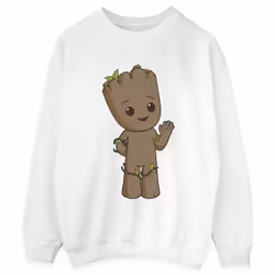 Marvel - Sweat AM GROOT - Femme (Blanc)