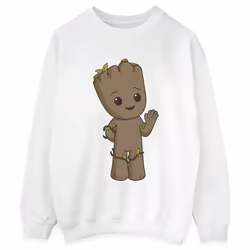 Marvel - Sweat AM GROOT - Femme (Blanc)