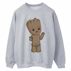 Marvel - Sweat AM GROOT - Femme (Gris chiné)