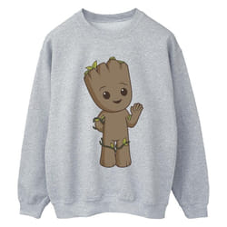 Marvel - Sweat AM GROOT - Femme (Gris chiné)