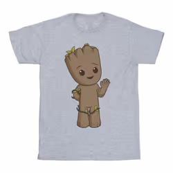 Marvel - T-shirt AM GROOT - Fille (Gris chiné)