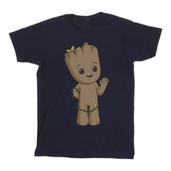 Marvel - T-shirt AM GROOT - Fille (Bleu marine)