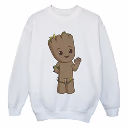 Marvel - Sweat AM GROOT - Fille (Blanc)