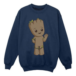 Marvel - Sweat AM GROOT - Fille (Bleu marine)