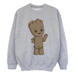 Marvel - Sweat AM GROOT - Fille (Gris chiné)