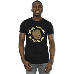 Marvel - T-shirt AM GROOT CUTEST GUARDIAN - Homme (Noir)