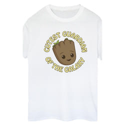Marvel - T-shirt AM GROOT CUTEST GUARDIAN - Femme (Blanc)