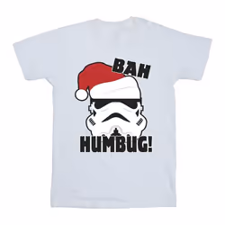 Star Wars - T-shirt EPISODE IV: A NEW HOPE HUMBUG - Homme (Blanc)