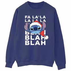 Disney - Sweat BLAH BLAH BLAH - Homme (Bleu marine)