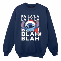 Disney - Sweat BLAH BLAH BLAH - Garçon (Bleu marine)
