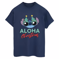 Disney - T-shirt - Femme (Bleu marine)