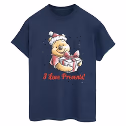 Disney - T-shirt PRESENTS - Femme (Bleu marine)