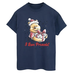 Disney - T-shirt PRESENTS - Femme (Bleu marine)